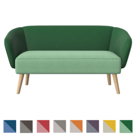 Aspect Office Reception Two-Seater Sofa