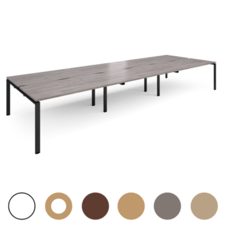 Adapt 6 Person Bench Office Desk 