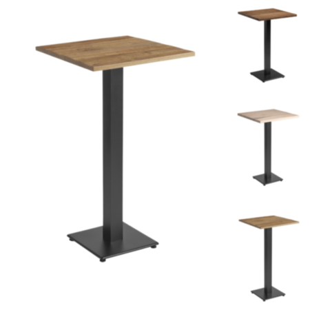 Windsor Indoor Bar Height Square Cafe Bistro Table