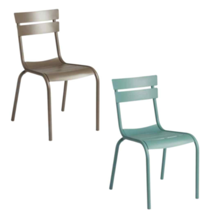 Indoor/Outdoor Marlow Stackable Aluminium Side Chair