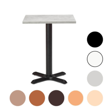 Phoenix Square Cafe Bistro Table -700mm x 700mm