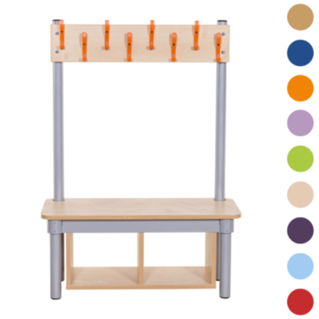 Kubbyclass Single Sided Cloakroom Bench