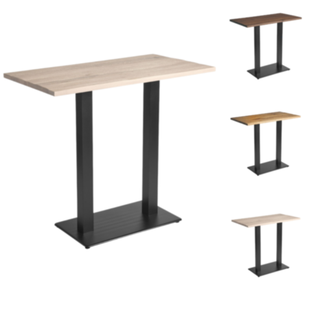 Windsor Bar Height Rectangular Bistro Table
