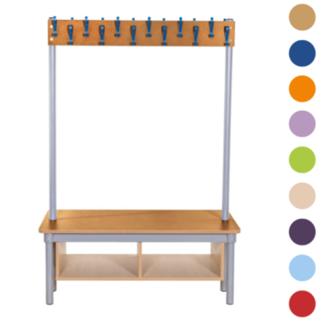 Kubbyclass Double Sided Cloakroom Bench