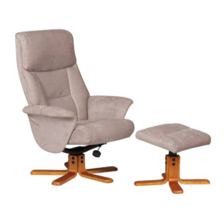 Montreal Luxury Recliner Chair with Footstool