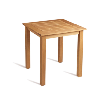 More All Wood Outdoor Cafe Bistro Table - Square