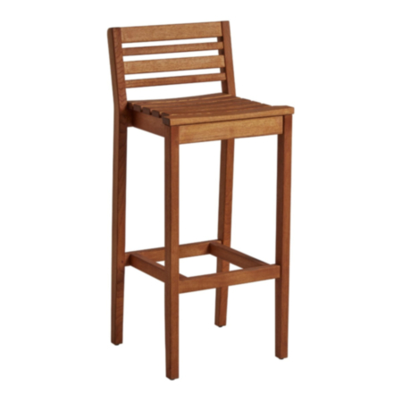 More Robina Wood Outdoor Bar Stool 