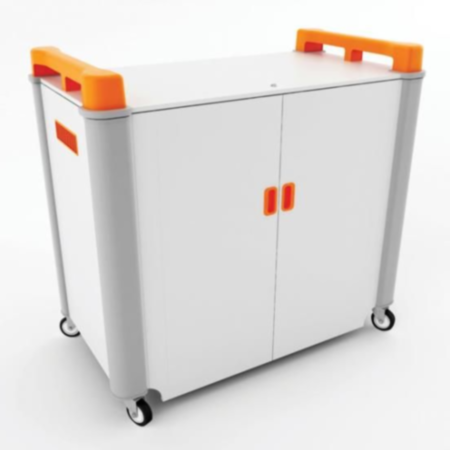 LapCabby 32H Laptop Storage &amp; Charging Trolley- Orange