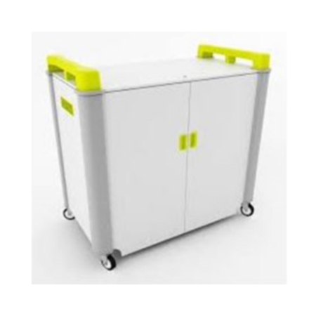 LapCabby 32H Laptop Storage &amp; Charging Trolley-Lime