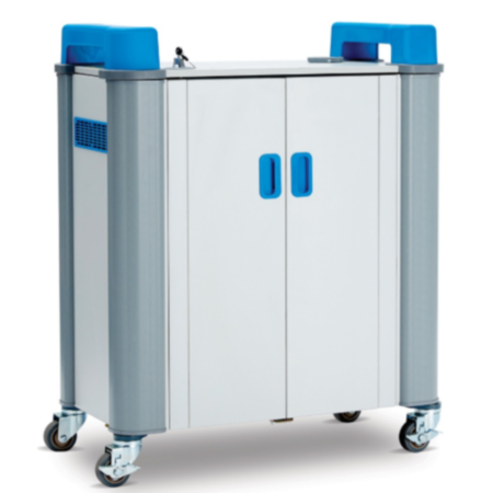 TabCabby 32-Device Compact Mobile USB Charge Only Trolley