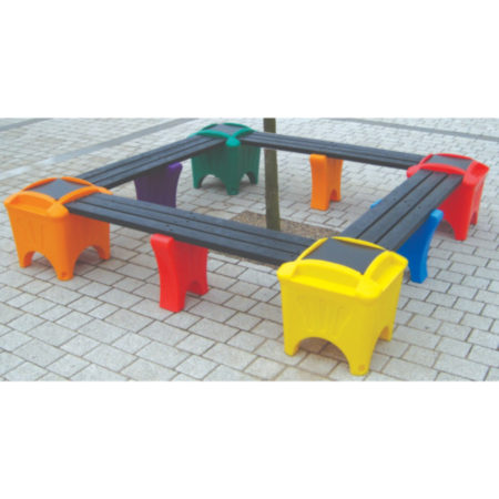 Modular Recycled Plastic Street Furniture Bench