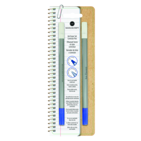 Manuscript Ink Eraser Corrector Pen Pk 2