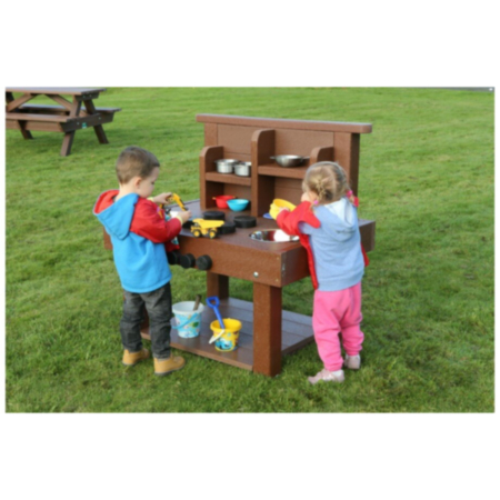Early Years Outdoor Recycled Plastic Mud Kitchen