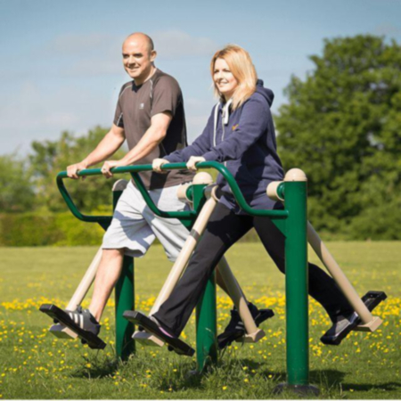 Double Air Walker Outdoor Fitness Equipment