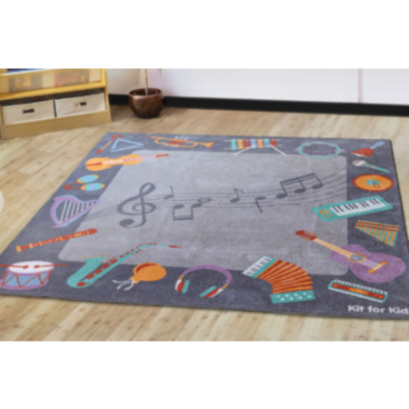 Musical Instruments Classroom Carpet