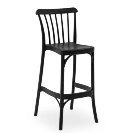 Napoli Café Bistro Bar Stool- Black