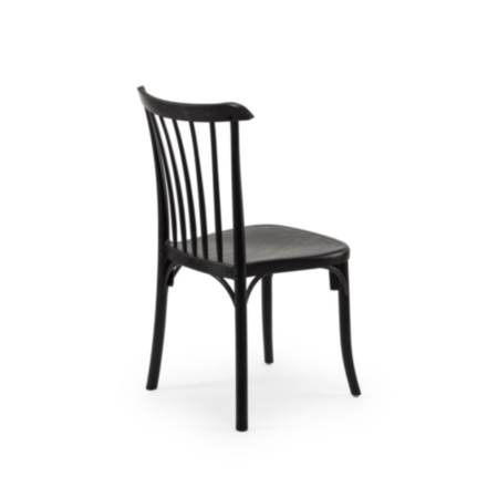 Napoli Café Bistro Side Chair- Black