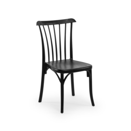 Napoli Café Bistro Side Chair- Black