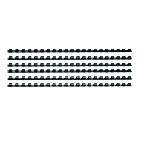 Plastic Binding Comb A4 6mm Black (Pack 100)