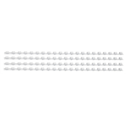 Plastic Binding Comb A4 10mm White (Pack 100)