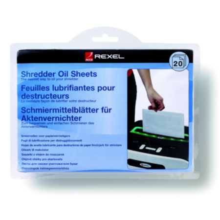 Rexel Shredder Oil Sheets (Pack 20) 2101949