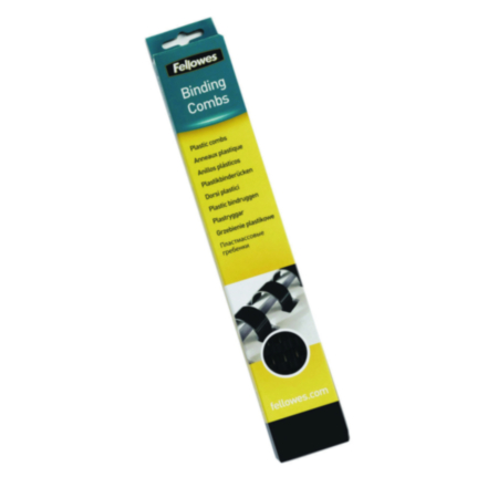 Fellowes Binding Combs 16mm Black (Pack 100) 5347307