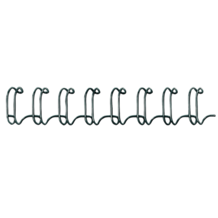 Fellowes Wire Binding Element 6mm Black (Pack 100) 53218