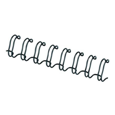Fellowes Wire Binding Element 12.7mm Black (Pack 100) 53273