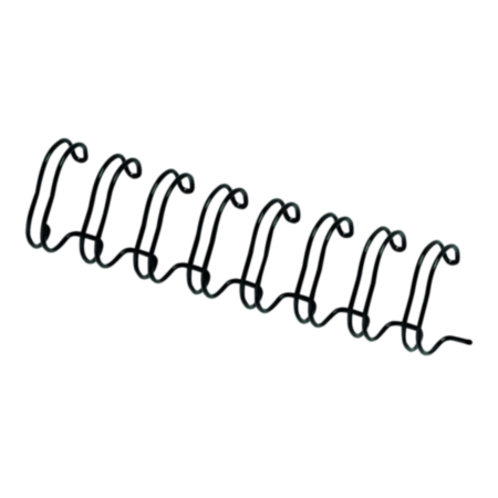 Fellowes Wire Binding Element 14.3mm Black (Pack 100) 53277
