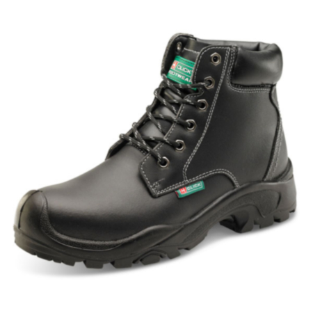 Beeswift Six-Eyelet PU/Rubber Boot Black Size 8/EU42 CF60BL08