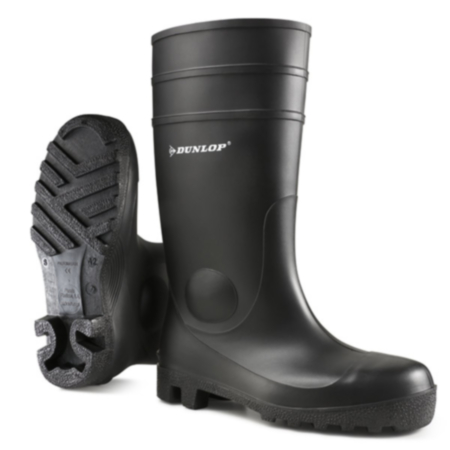 Dunlop Protomaster Full Safety PVC Wellington Boot Black Size 8/EU42 142PP08