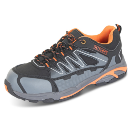 Beeswift S3 Composite Trainers Black/Orange/Grey Size 8/EU42 CF2908