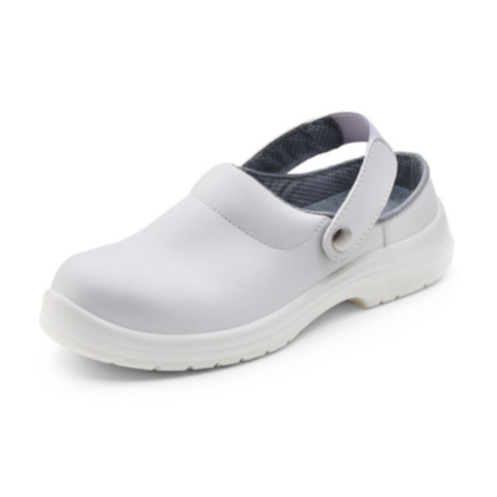 Beeswift Micro Fibre Slippers White Size 4/EU37 CF84204