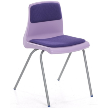 Metalliform NP Classroom Chair with Seat and Back Pad