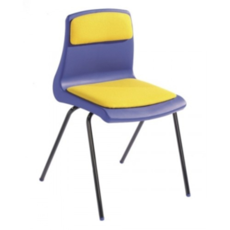 Metalliform NP Classroom Chair with Seat and Back Pad