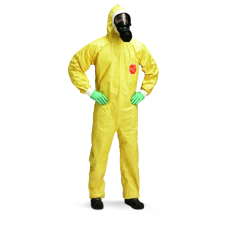 Tyvek Tychem 2000C Coveralls Yellow Large D13395589 TYCBSL
