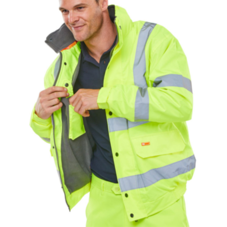 Beeswift High-Visibility Bomber Jacket Saturn Yellow 3XL CBJFLSYXXXL