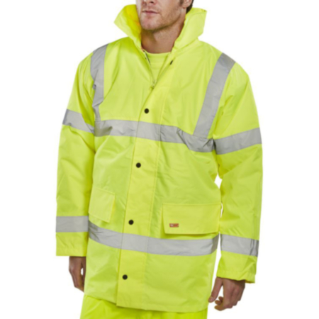 Beeswift High-Visibility Constructor Jacket Saturn Yellow XL CTJENGSYXL