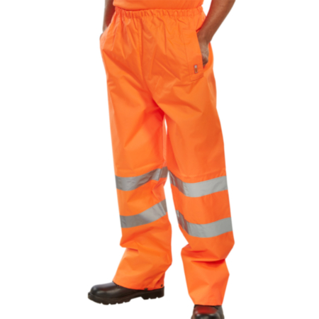 Beeswift High-Visibility Traffic Trousers Orange Medium TENORM