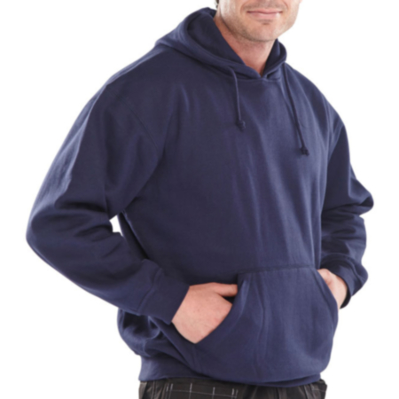Beeswift Polycotton Hooded Sweatshirt Navy Blue XXL CLPCSHNXXL