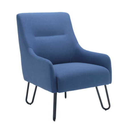 Pearl Reception Chair Navy