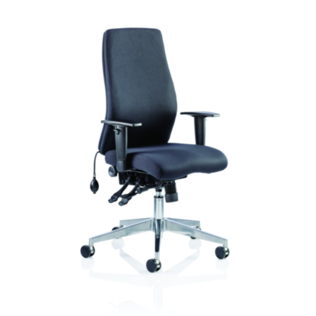 Onyx Ergonomic Posture Black Fabric Task Chair