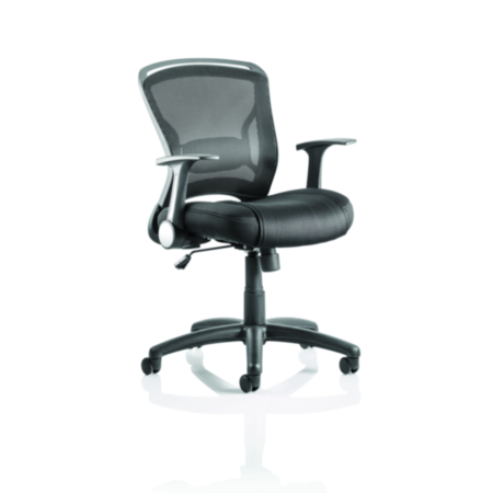 Zeus Ergonomic Office Task Operator Chair With Mesh Back &amp; Arms - Black