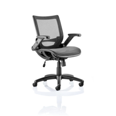 Fuller Mesh Office Task Operator Chair With Folding Arms
