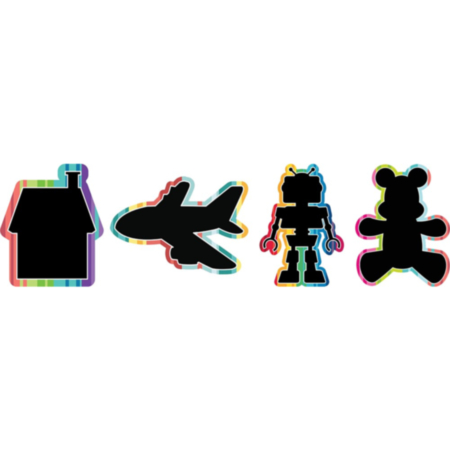 Toy Shaped Chalkboards - Set of 4 