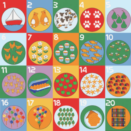 Count To Twenty Outdoor Picture Board