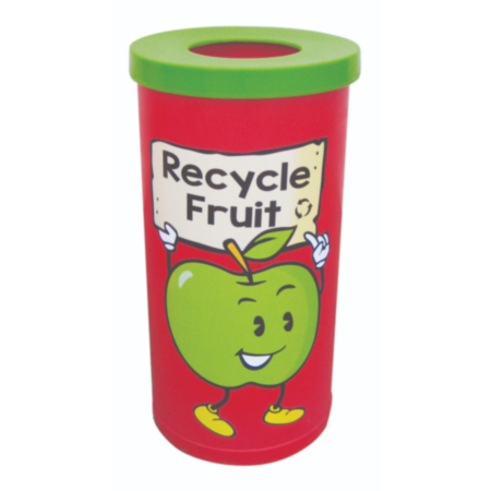 Playground Recycling Litter Bin with Graphics