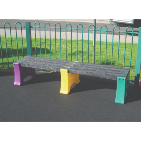 Premier Recycled Plastic Outdoor Playground Bench