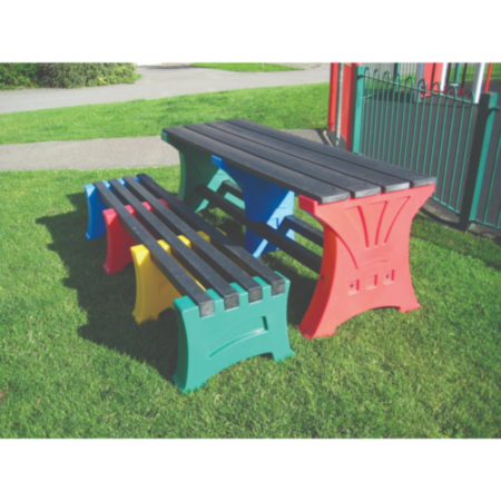 Recycled Plastic Junior Outdoor Picnic Table Set