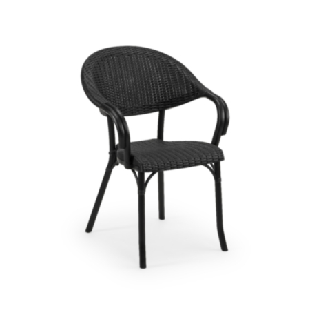 Paris Chair - Polypropylene Bistro Chair - Black